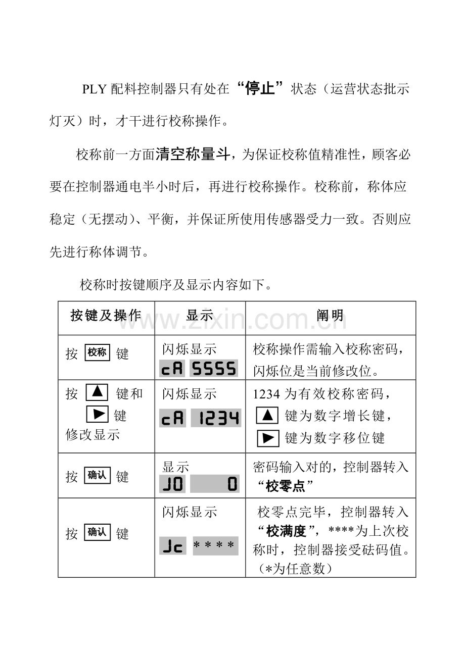 PLY配料控制器说明指导书内容.doc_第2页