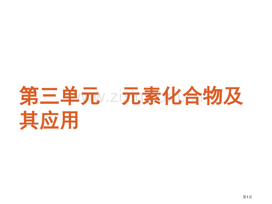 年化学高考冲刺复习方案专题常见非金属元素单质和其重要化合物共张省公共课一等奖全国赛课获奖课件.pptx_第1页