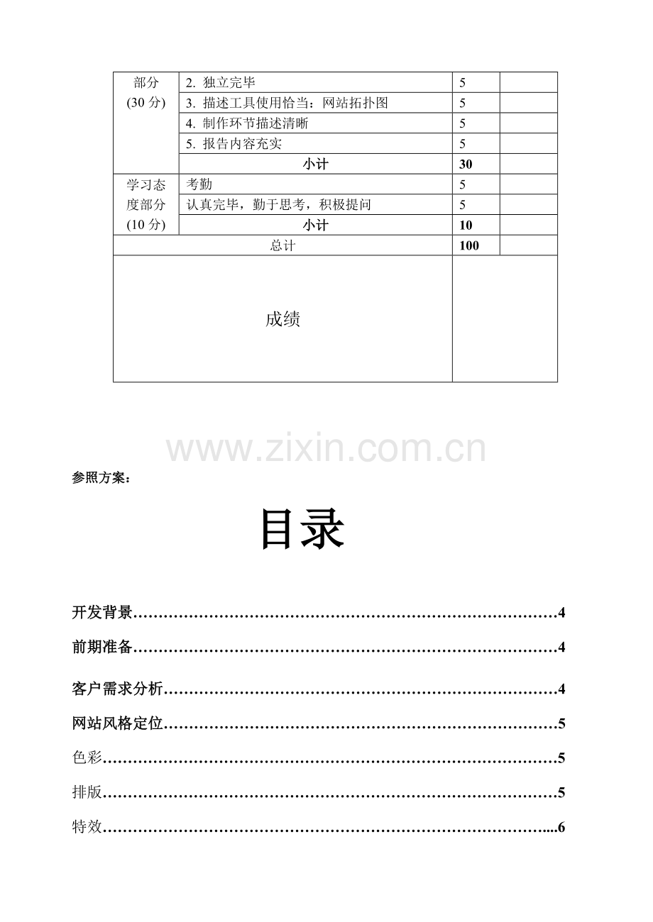 Web前端重点技术课程实训基础报告.docx_第3页