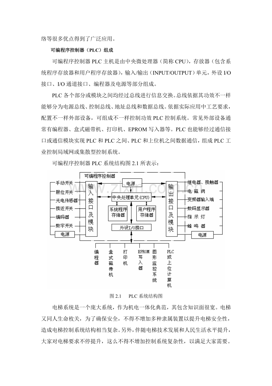 PLC六层电梯控制新版系统模板.doc_第3页