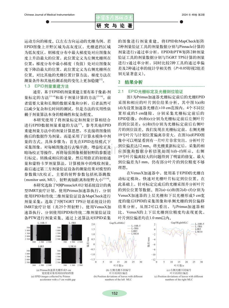 基于电子射野影像系统的光栅位置和剂量验证研究.pdf_第3页