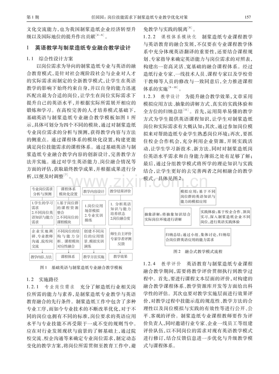 岗位技能需求下制浆造纸专业教学优化对策.pdf_第2页