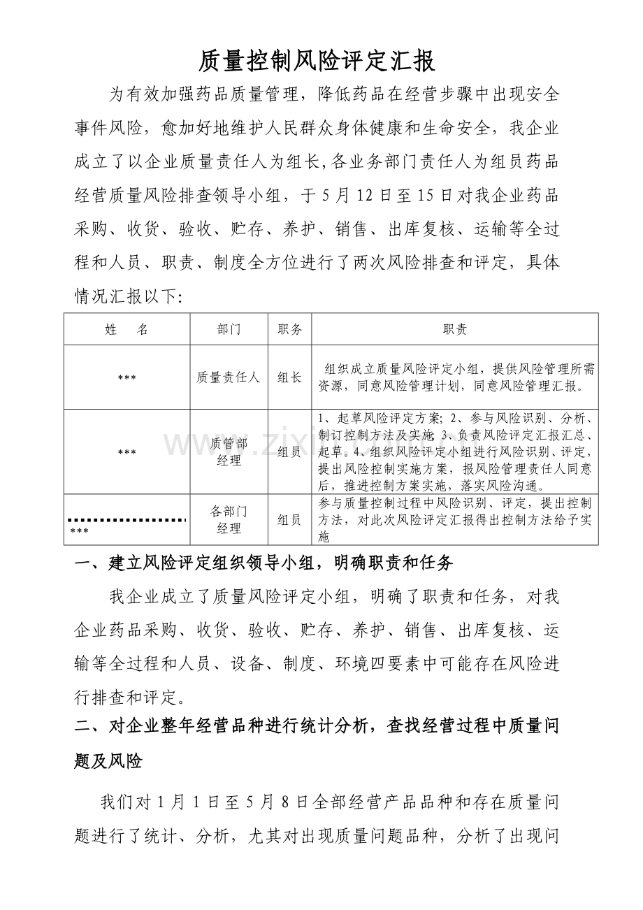 GSP质量风险排查与评估分析报告使用模板.doc_第2页