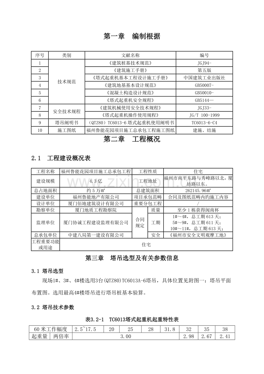 塔吊基础综合施工专题方案.docx_第2页