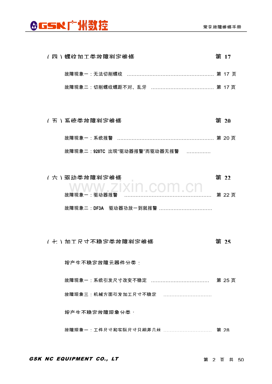 数控维修手册范本模板.doc_第2页