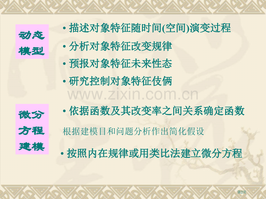 微分方程模型市公开课一等奖百校联赛特等奖课件.pptx_第2页