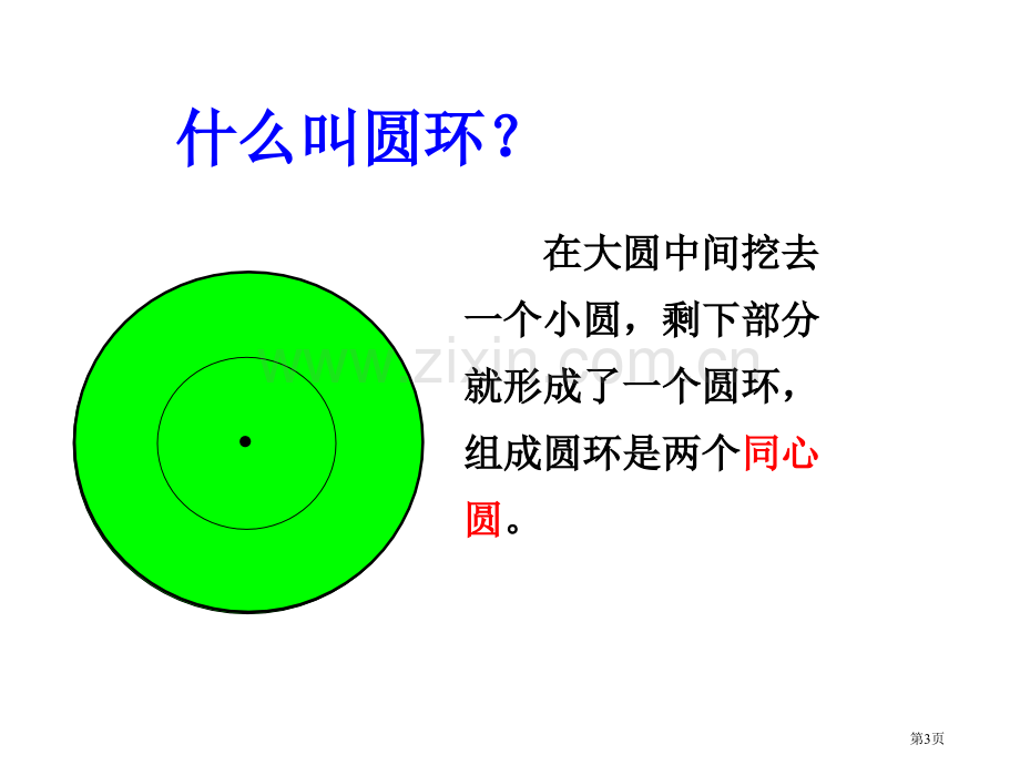 圆环的面积主题教育课件市公开课一等奖百校联赛获奖课件.pptx_第3页