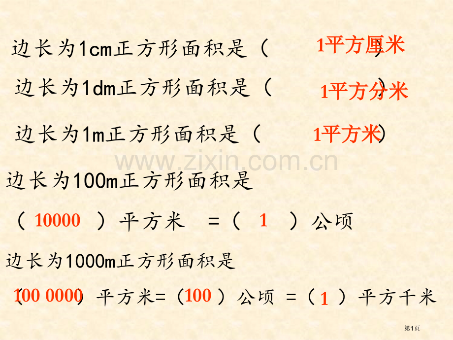 公顷平方千米练习题市公开课一等奖百校联赛获奖课件.pptx_第1页