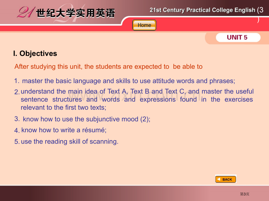 世纪大学实用英语综合教程第三册第五单元市公开课一等奖百校联赛特等奖课件.pptx_第3页