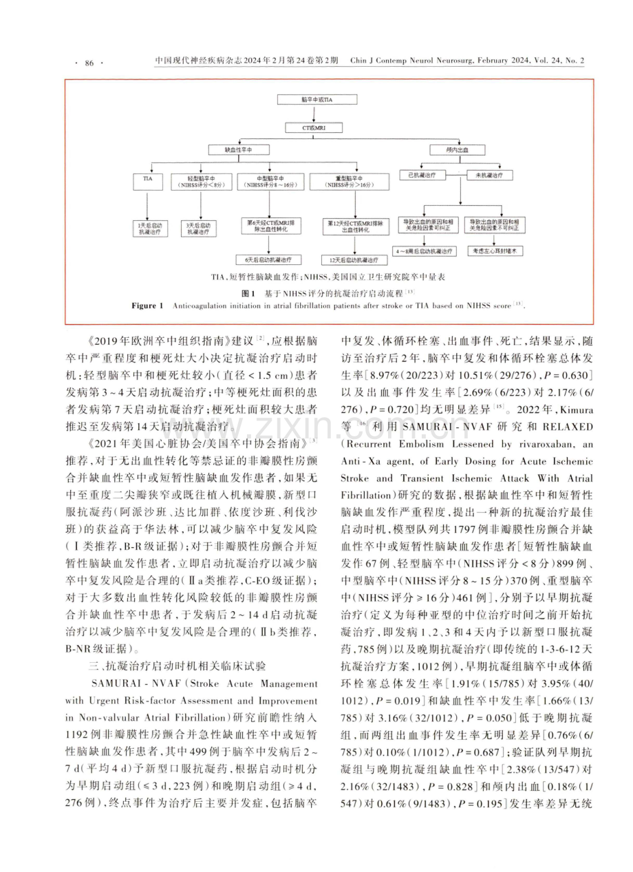 非瓣膜性房颤并急性缺血性卒中抗凝治疗时机.pdf_第3页