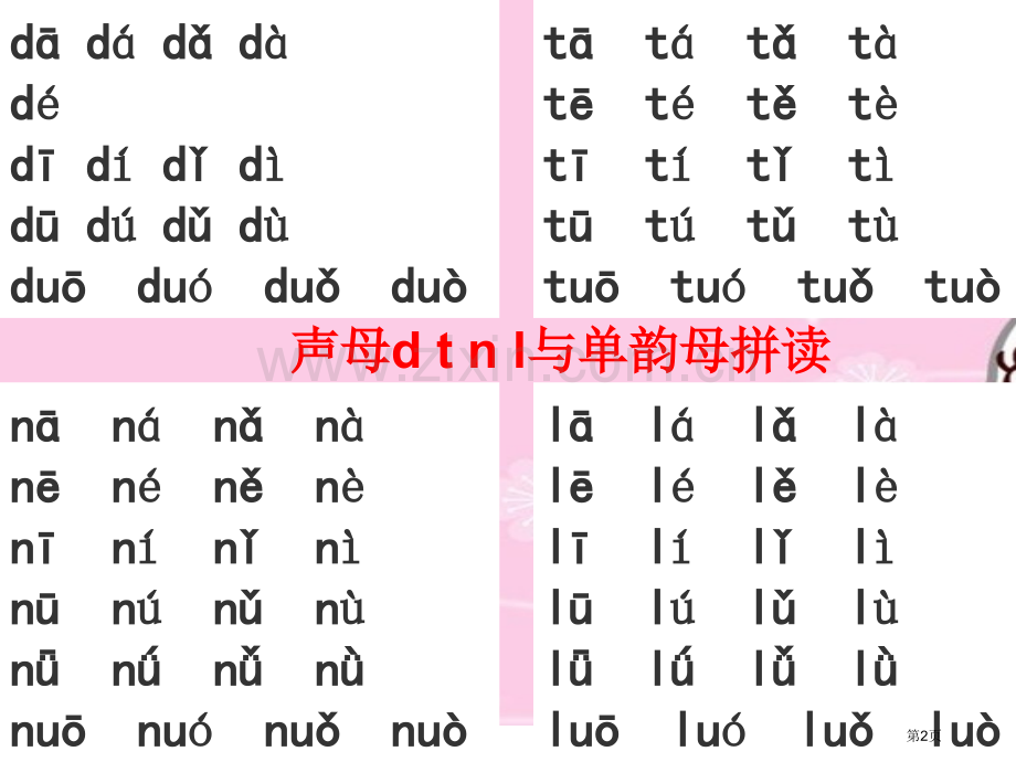 声母和单韵母拼读市公开课一等奖百校联赛获奖课件.pptx_第2页