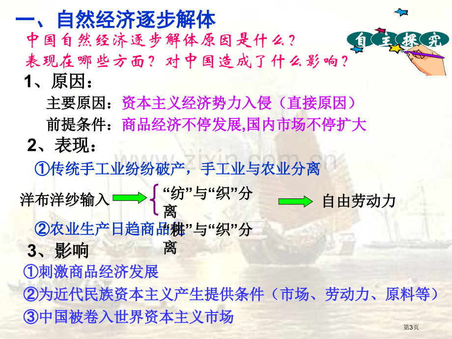 人教版必修二近代中国经济结构的变动(1)省公共课一等奖全国赛课获奖课件.pptx_第3页