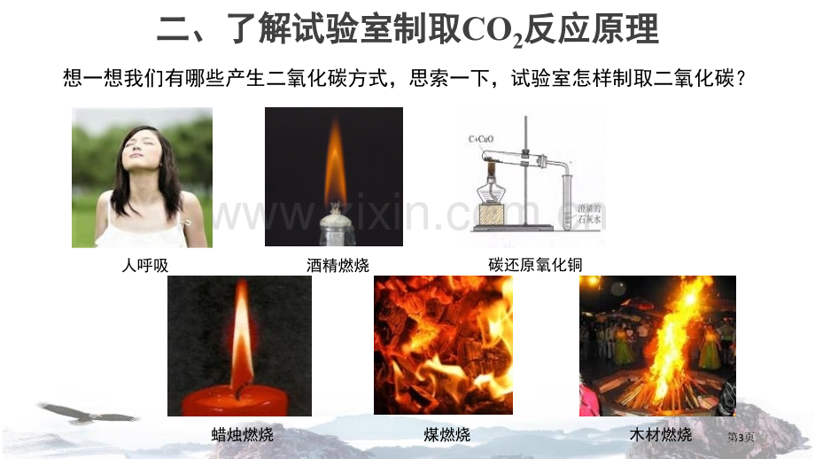 二氧化碳的实验室制取与性质燃烧与燃料省公开课一等奖新名师比赛一等奖课件.pptx_第3页