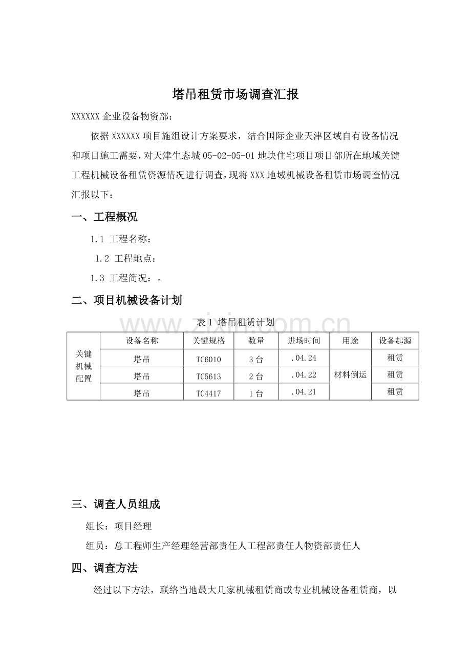 塔吊租赁市场调查分析报告.docx_第3页