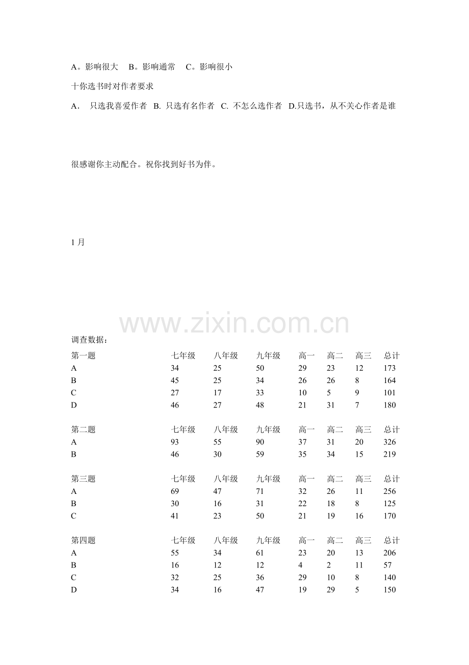 中学生阅读习惯调查研究报告.doc_第3页