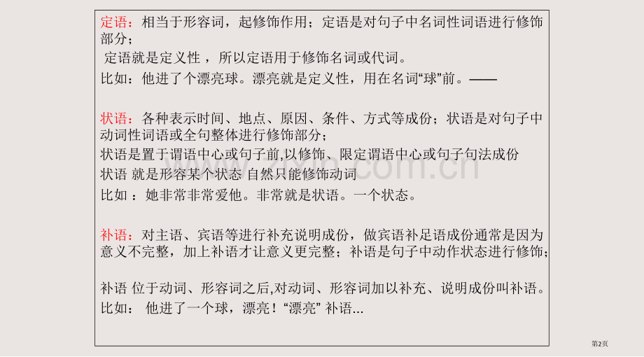 句子的结构组成课件省公共课一等奖全国赛课获奖课件.pptx_第2页