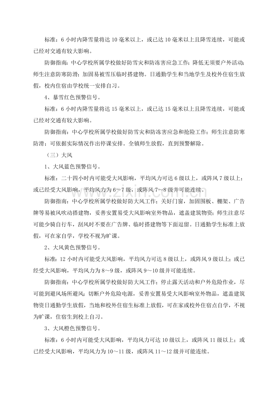 学校应对极端恶劣天气应急专题预案.doc_第3页