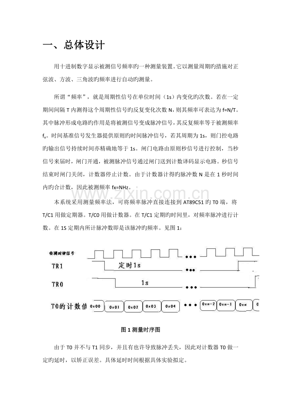 单片机简易频率计程设计.docx_第3页