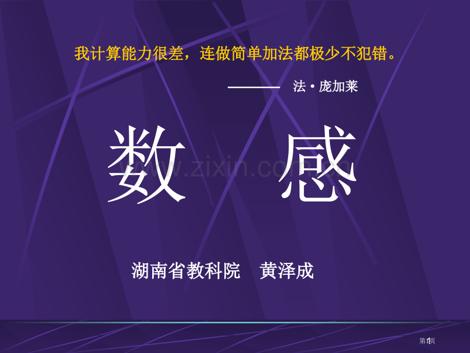 我计算能力很差连做简单加法都很少不出错法庞加莱市公开课一等奖百校联赛特等奖课件.pptx_第1页