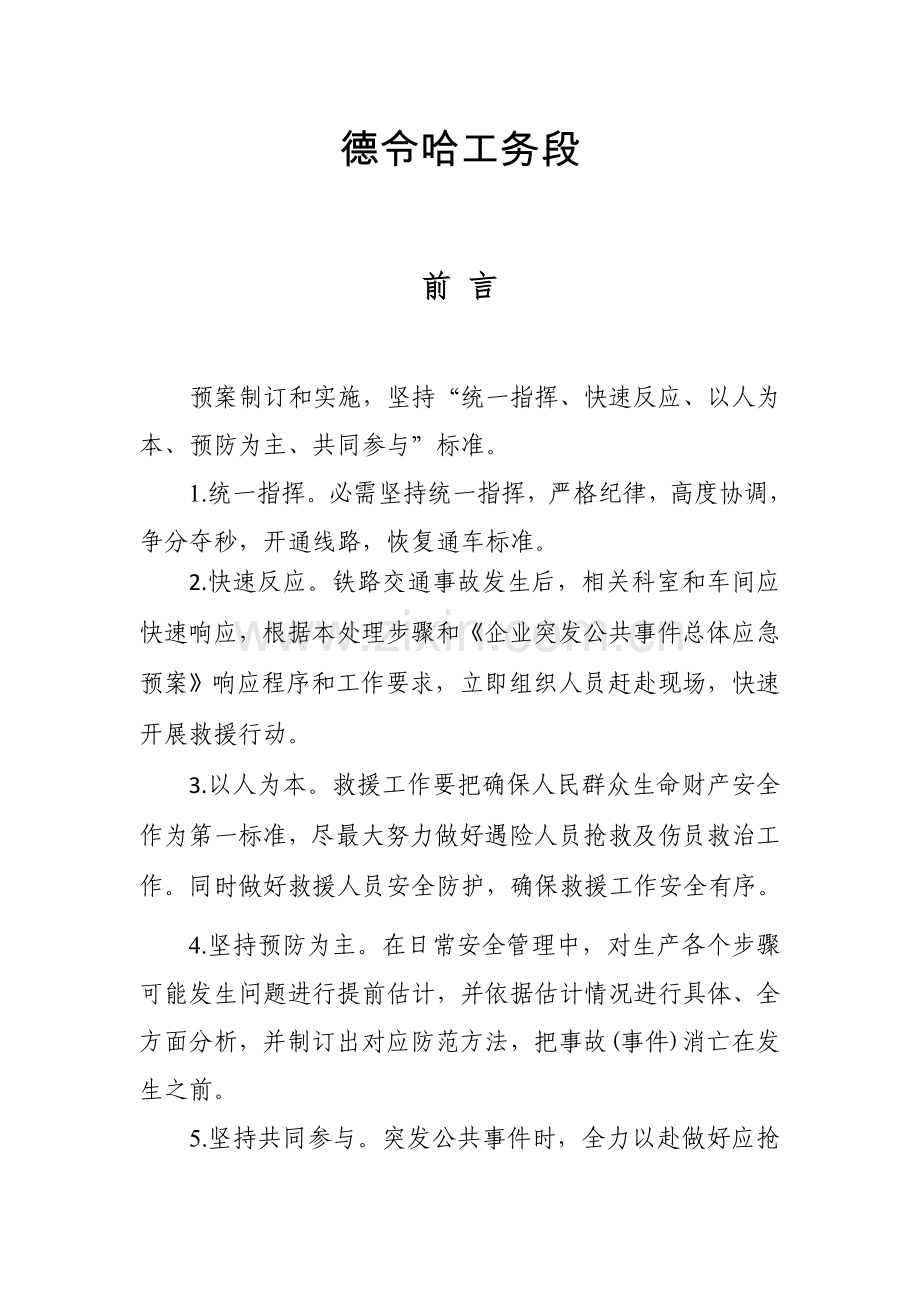 公司突发公共事件应急处置流程手册模板.doc_第2页