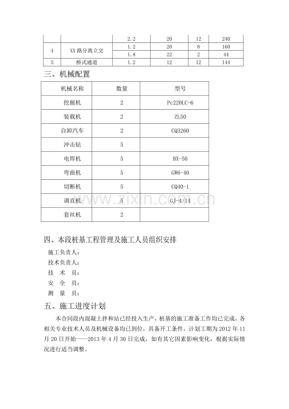 立交桥冲击钻孔灌注桩基础施工方案.doc_第2页