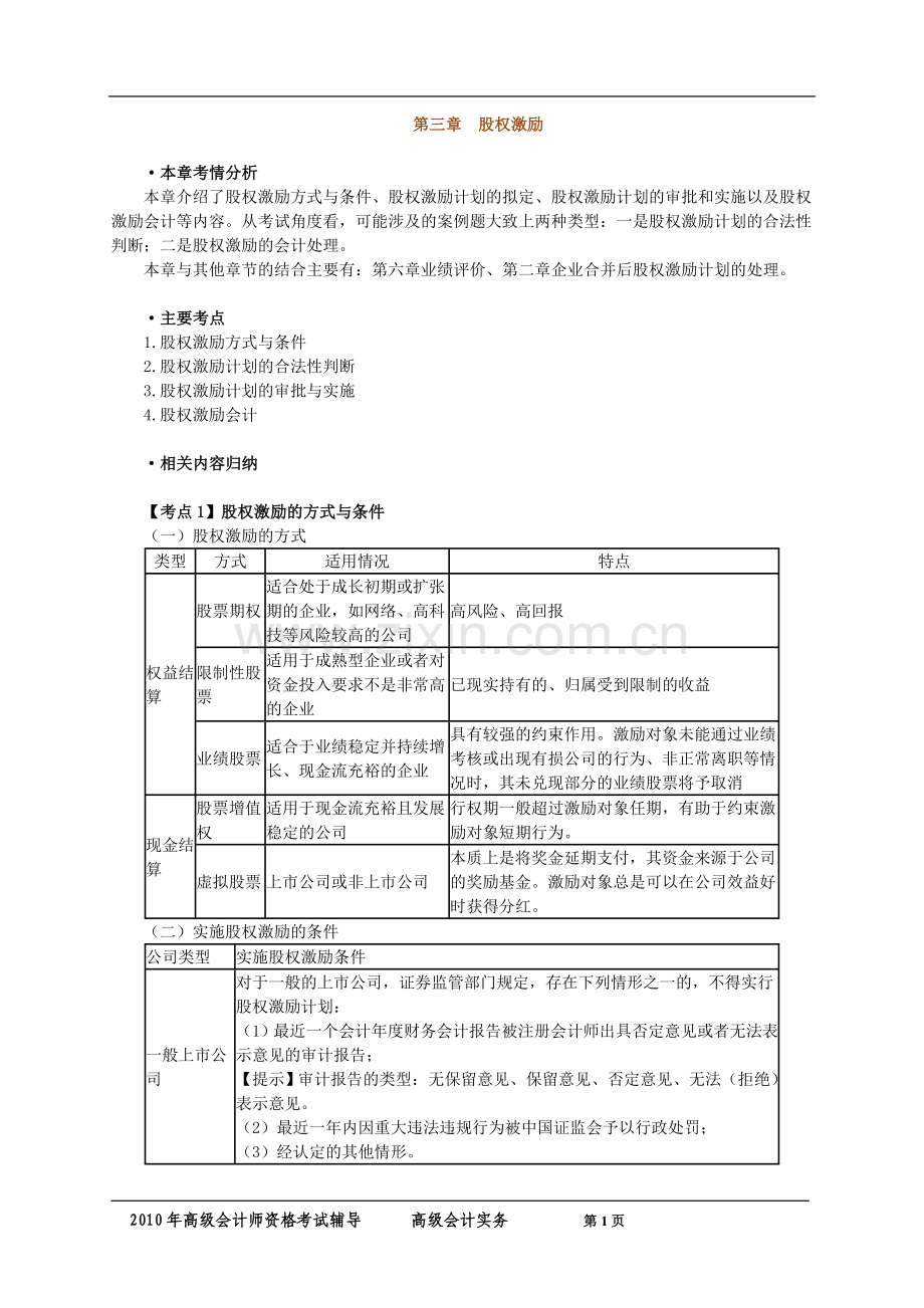 第三章-股权激励.doc_第1页