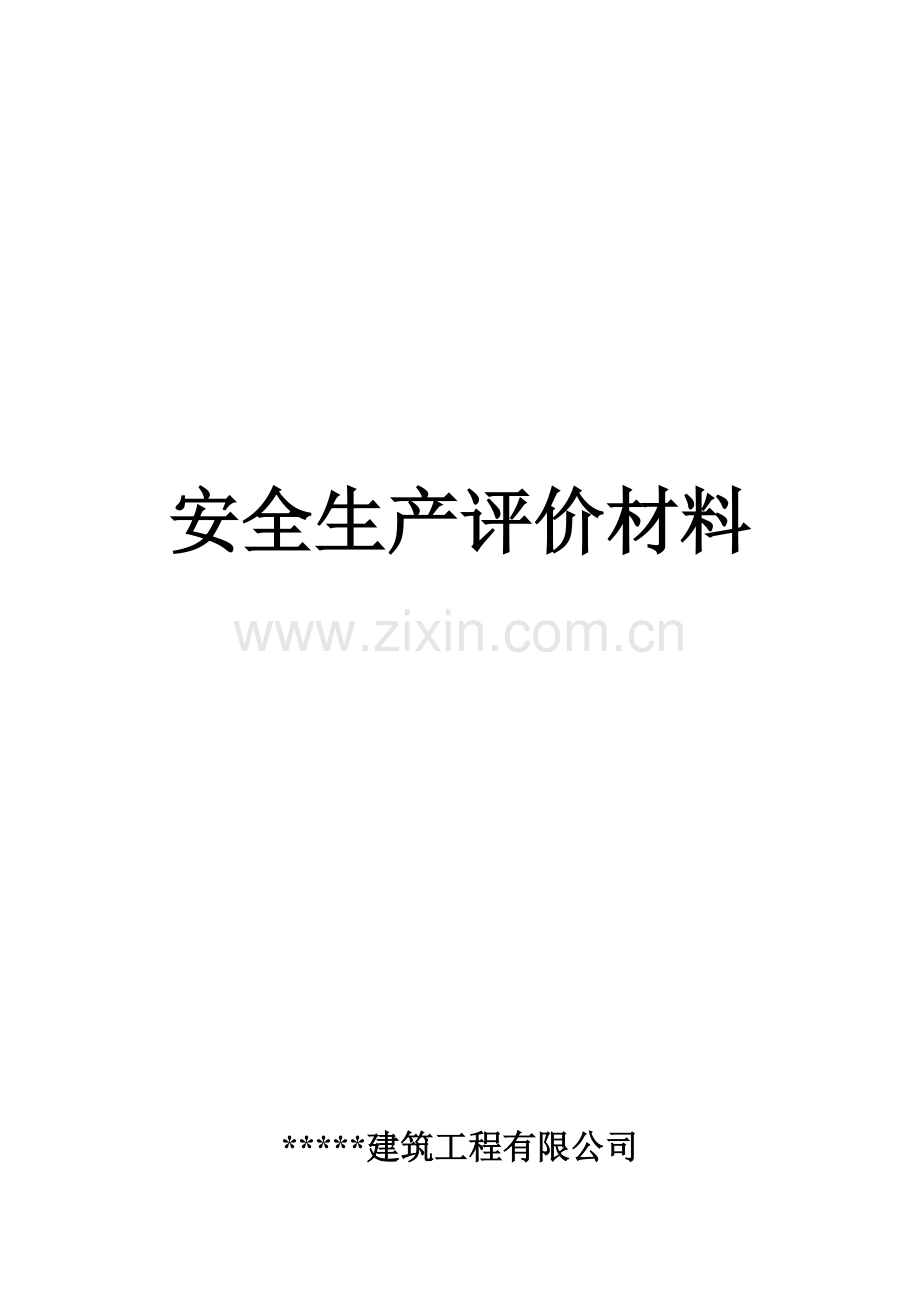 一套的建筑施工企业安全生产评价资料.doc_第2页