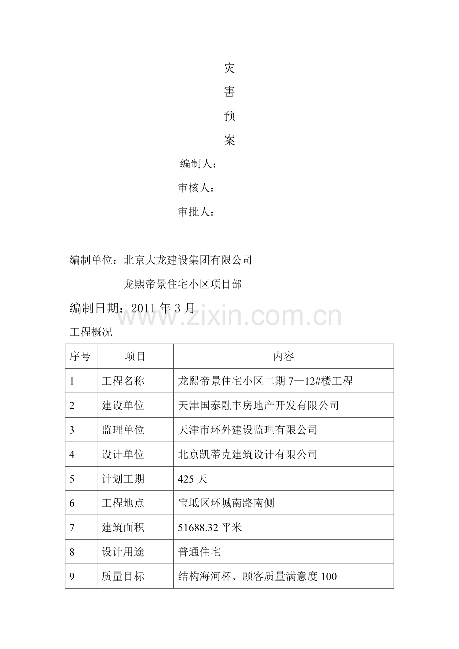 建筑施工事故及自然灾害应急预案.doc_第2页