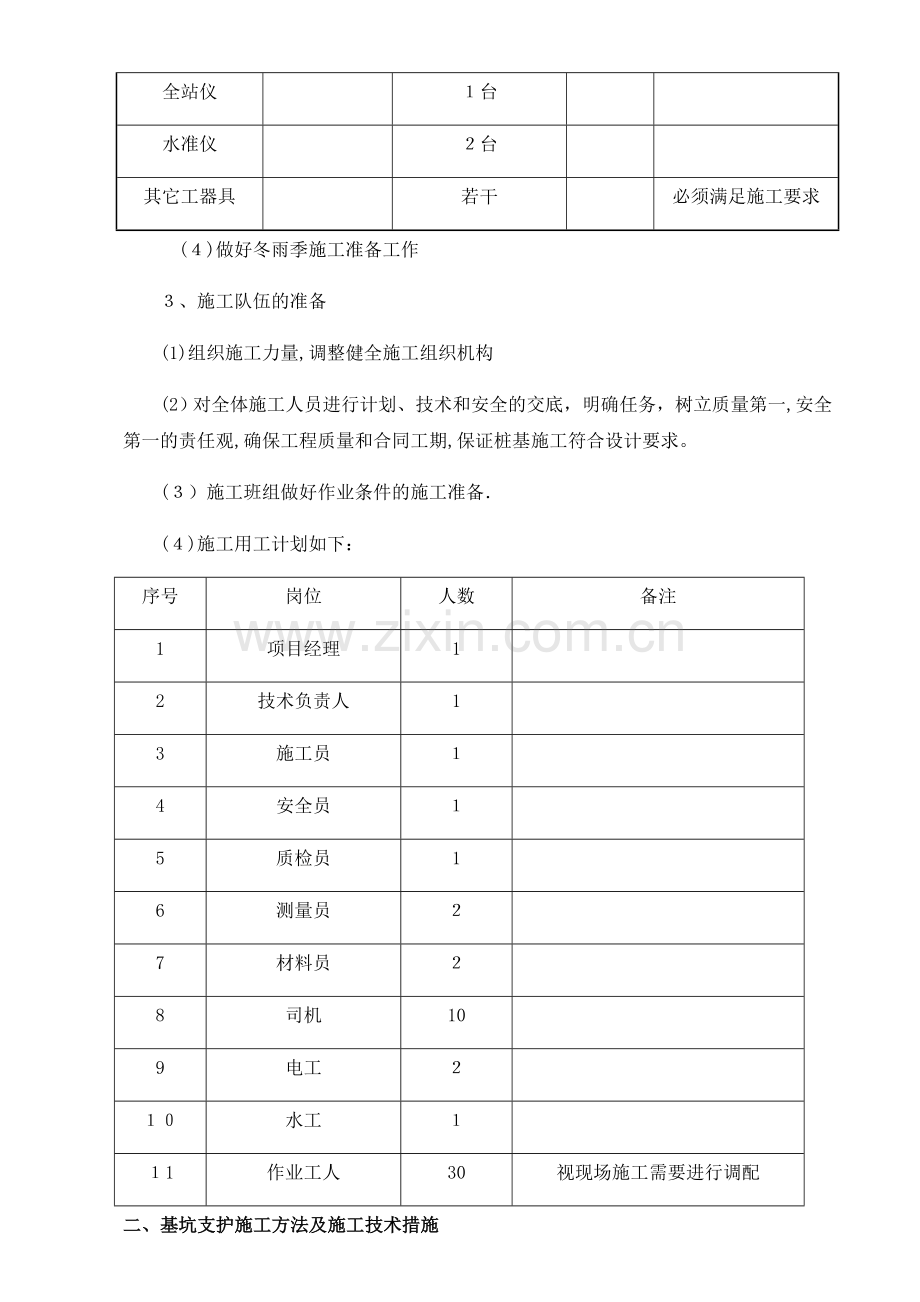 土钉墙支护施工组织设计.doc_第2页