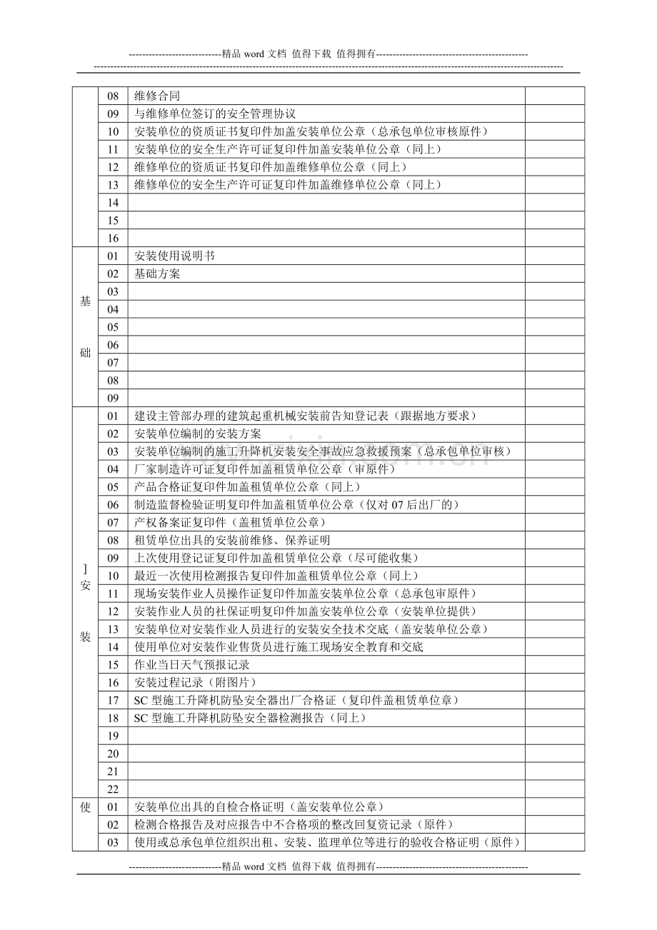 施工升降机档案目录.doc_第3页