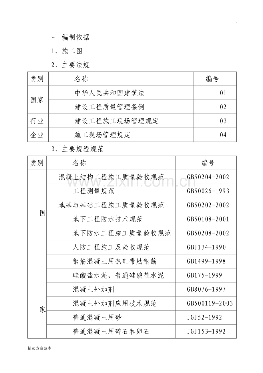 排架结构厂房施工方案.doc_第1页