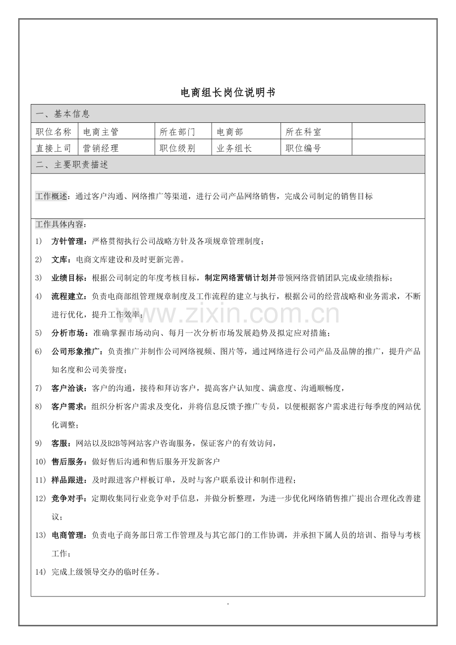 网络营销培训-电商部门岗位职责.doc_第2页