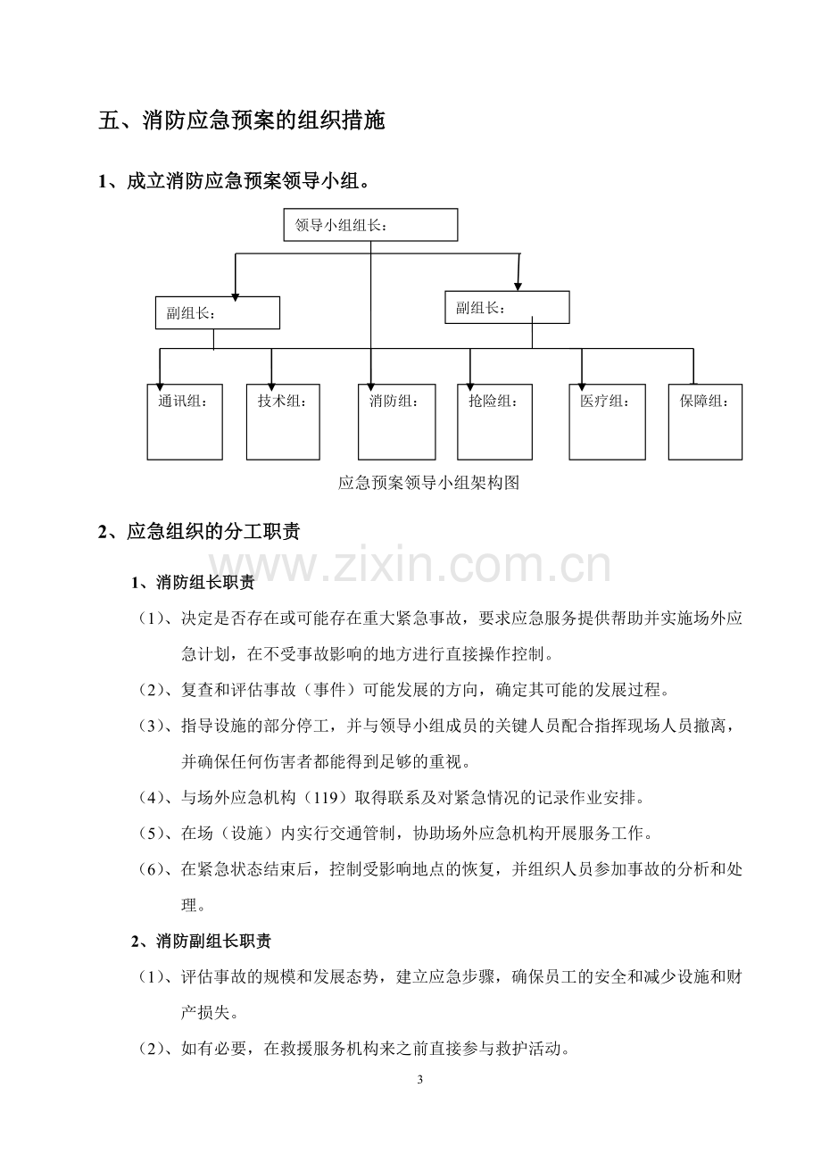 市政道路消防应急预案模版.doc_第3页