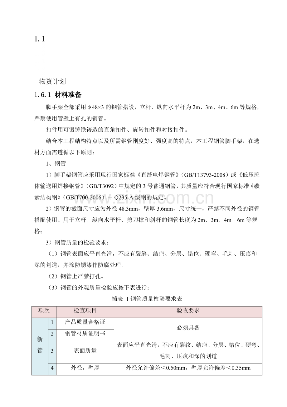 中庭脚手架施工方案.doc_第1页