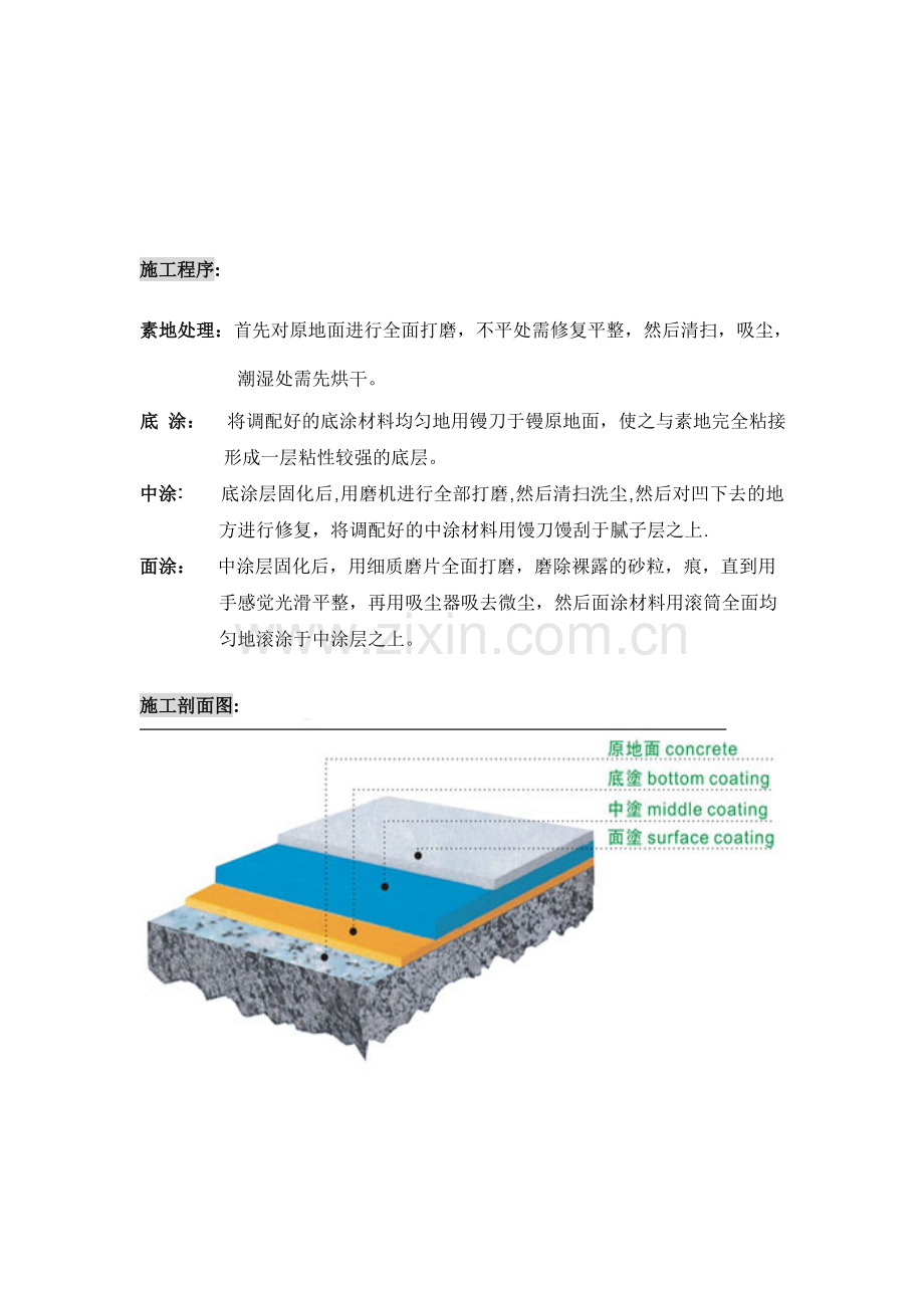 环氧树脂薄涂地板施工方案与报价.doc_第2页