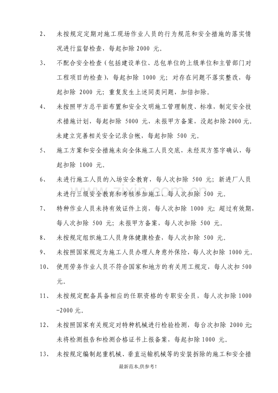 安全保证金扣款标准.doc_第2页