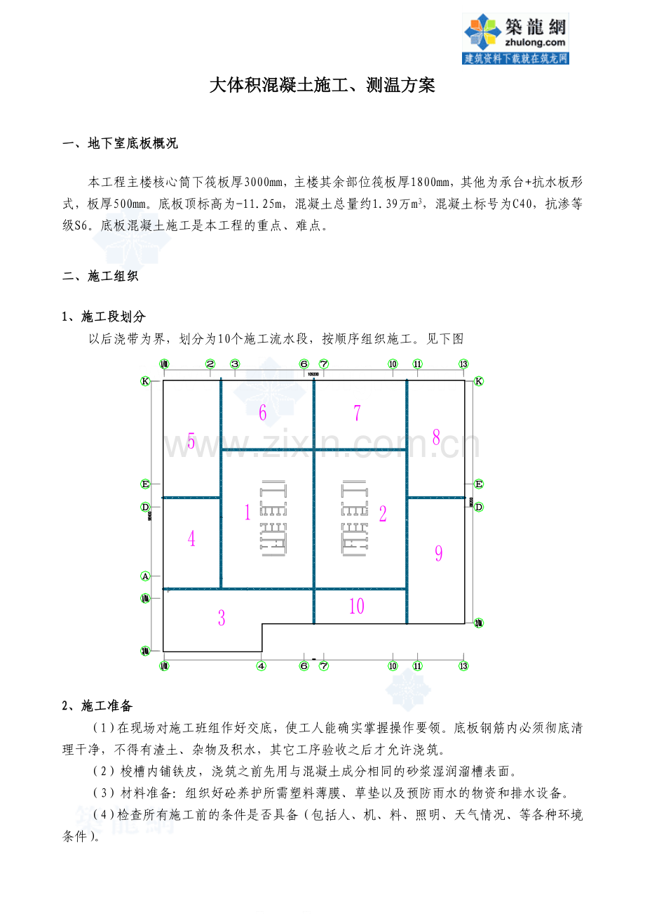 成都某办公楼大体积混凝土施工方案(测温).doc_第2页