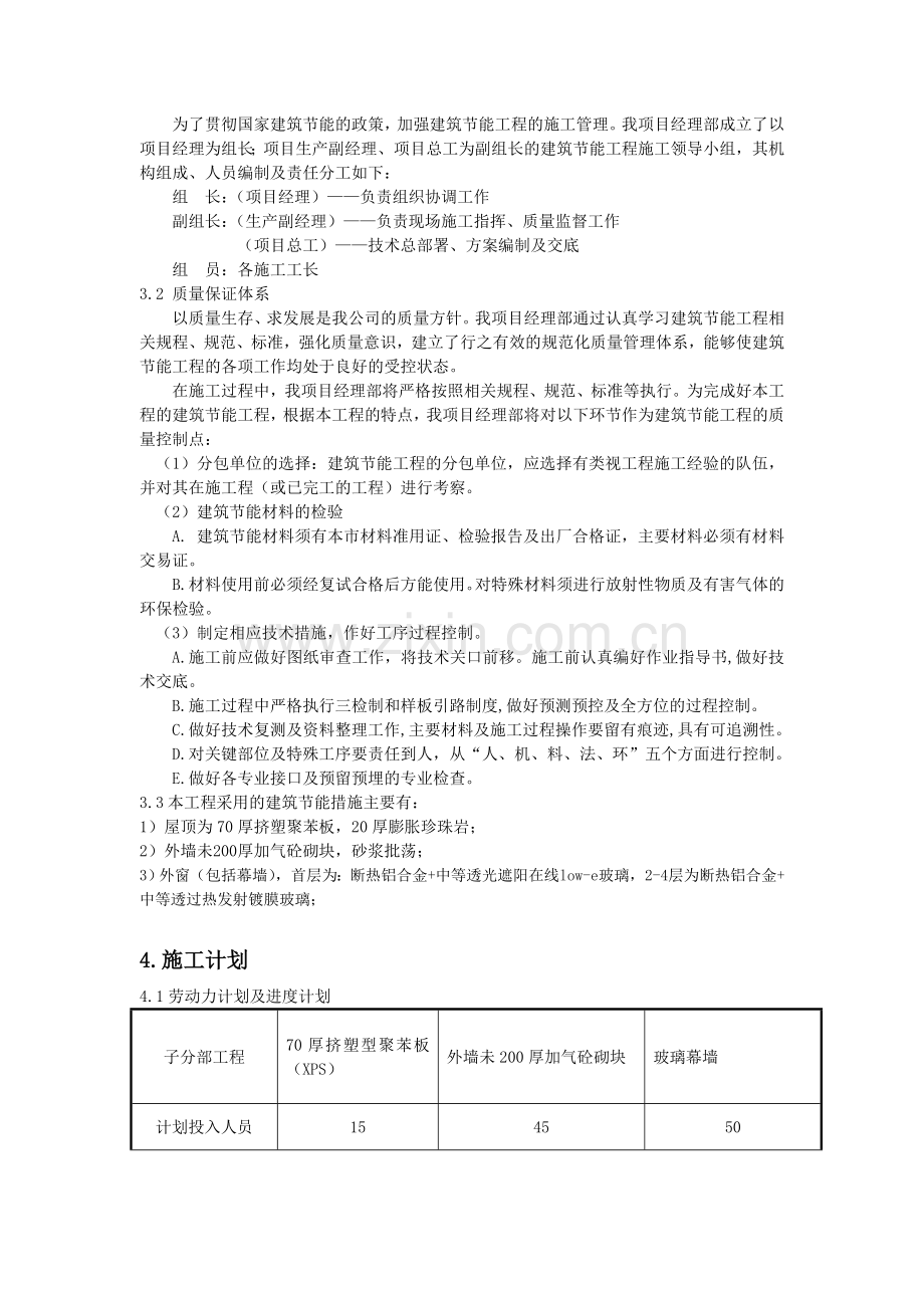 建筑节能施工方案(包括幕墙).doc_第2页