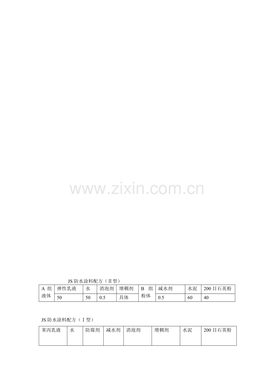 JS防水涂料配方.doc_第1页