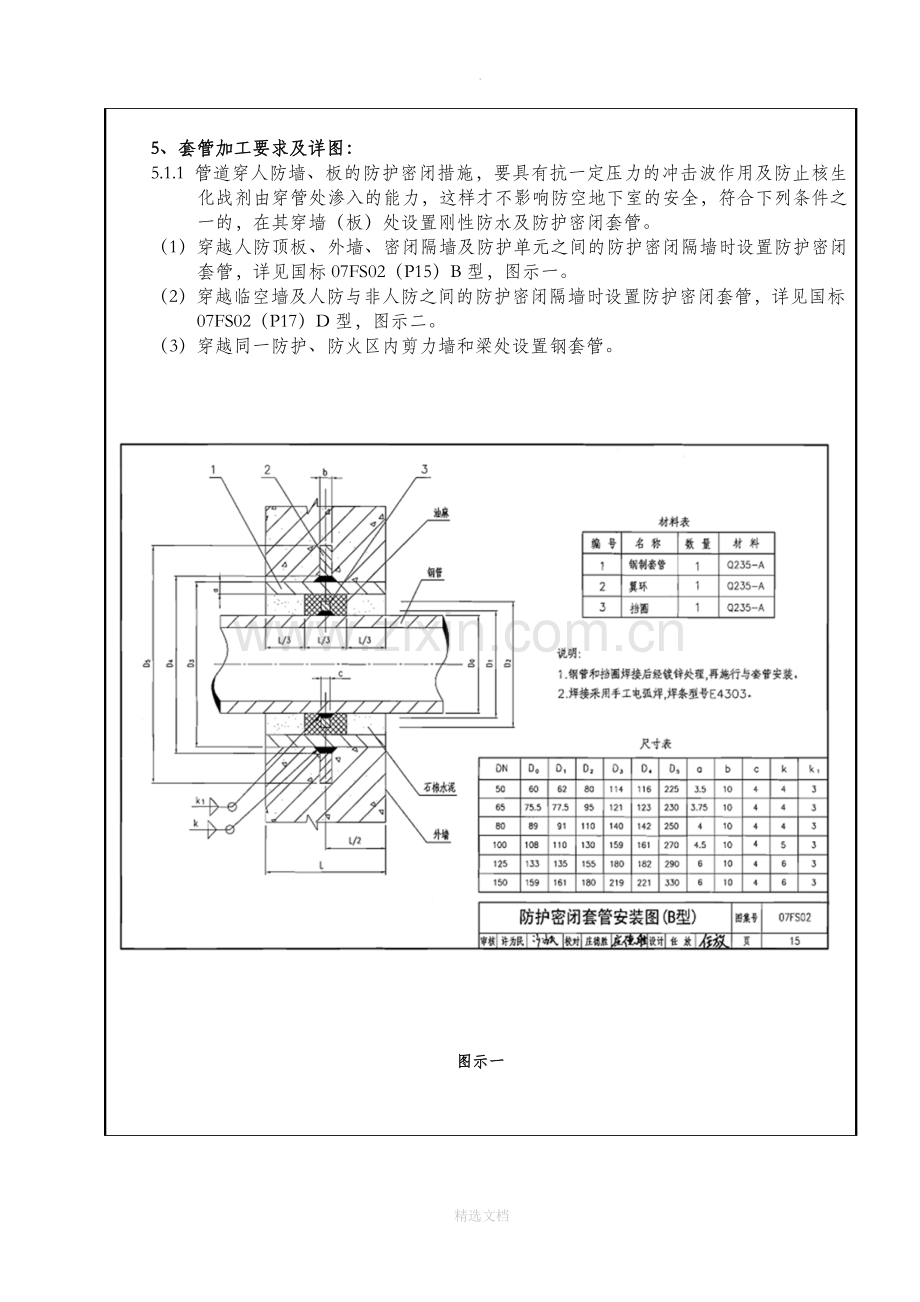 人防防水、防护密闭套管.doc_第3页