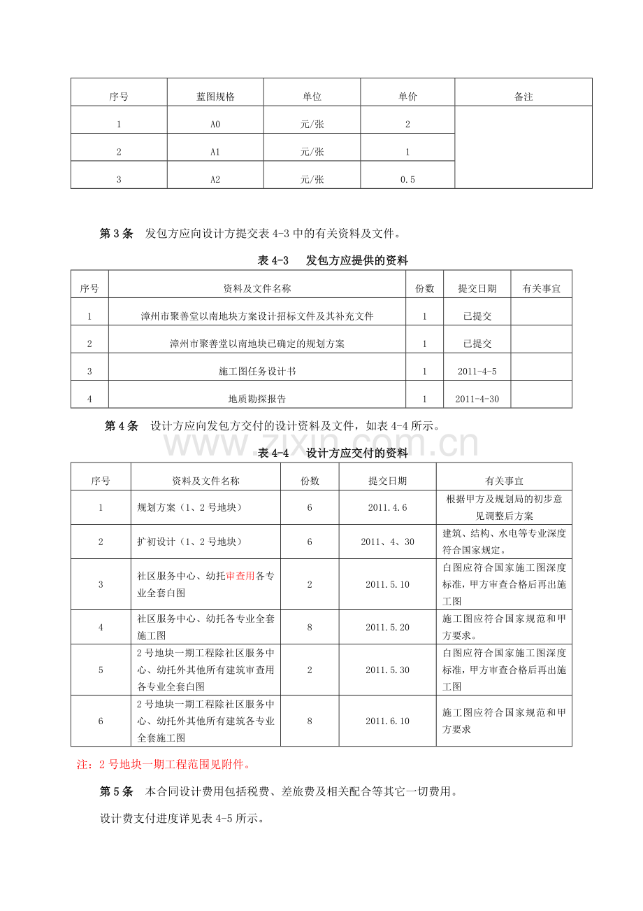 漳州项目方案及施工图设计合同.doc_第3页