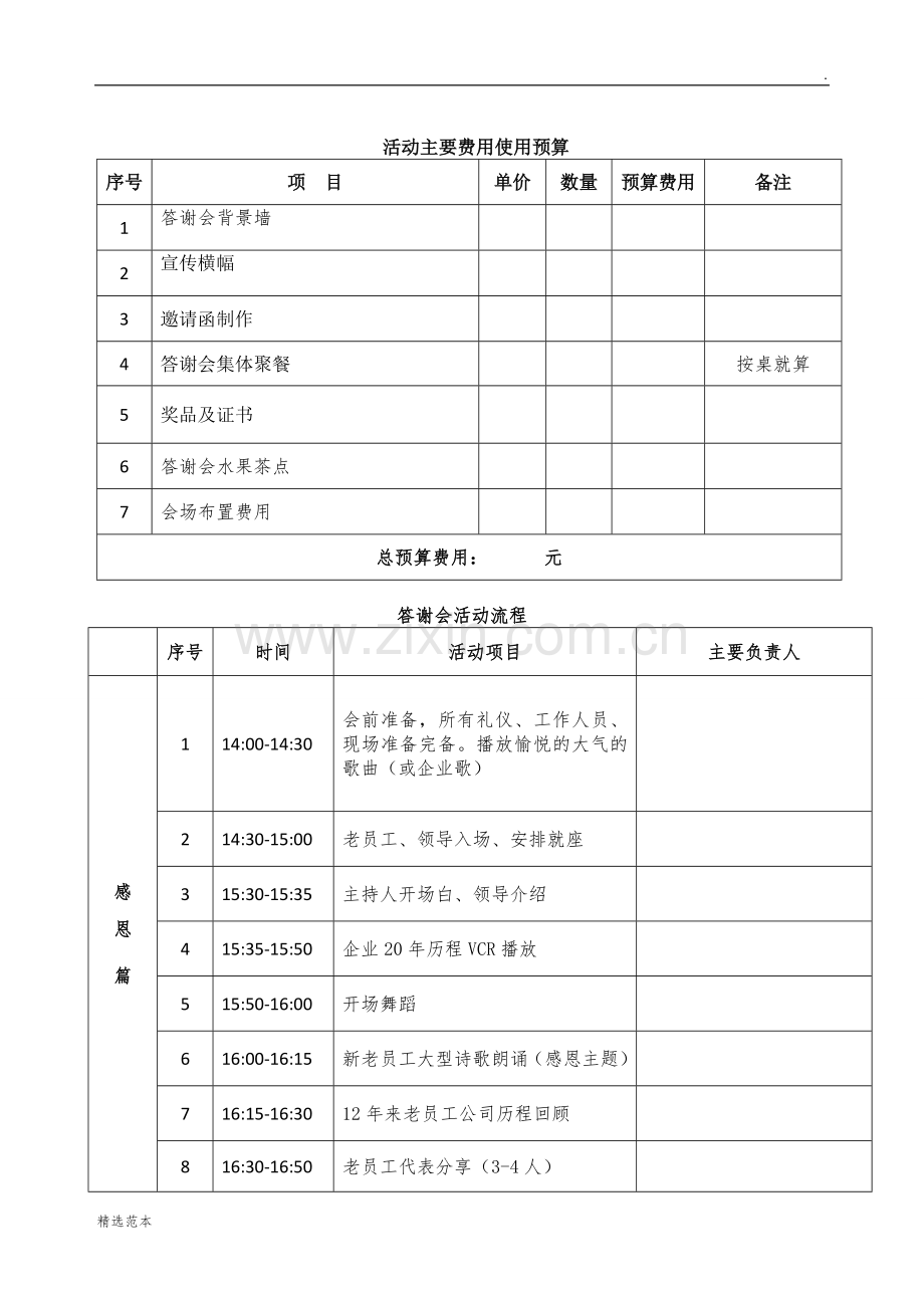 感恩有你老员工年度茶话会方案.doc_第3页