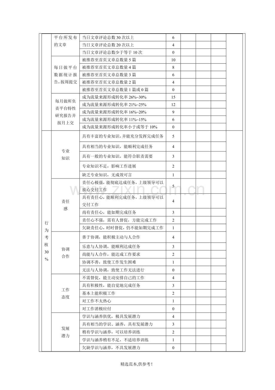 SEO外链专员绩效考核方案.doc_第2页