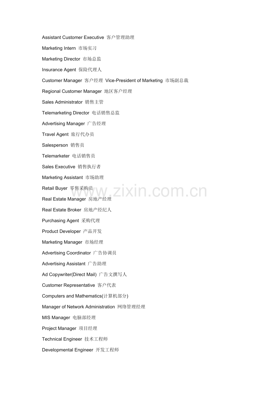 企业各职位英文对照.doc_第3页