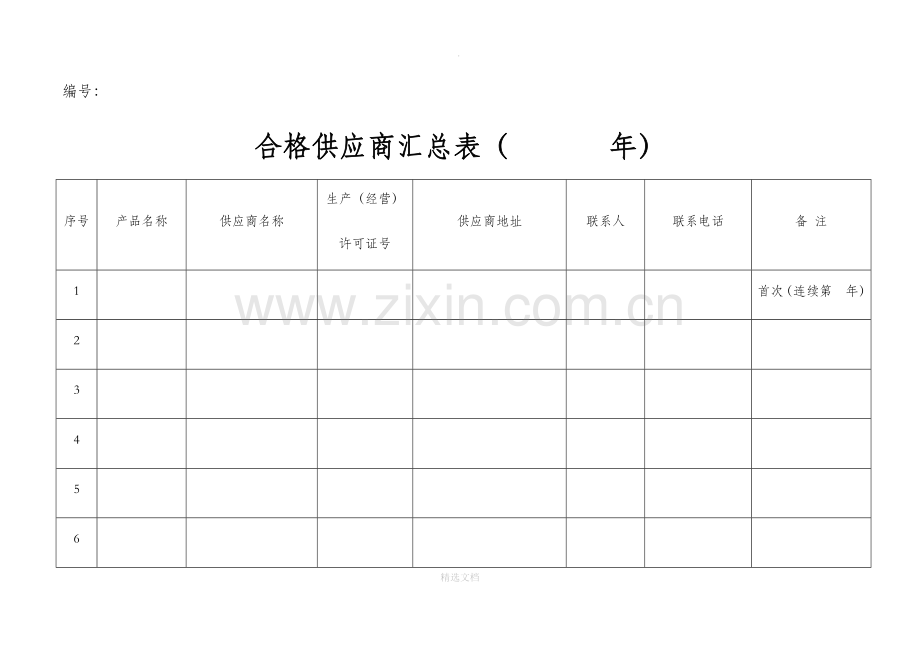 食品生产企业管理台账(通用).doc_第3页