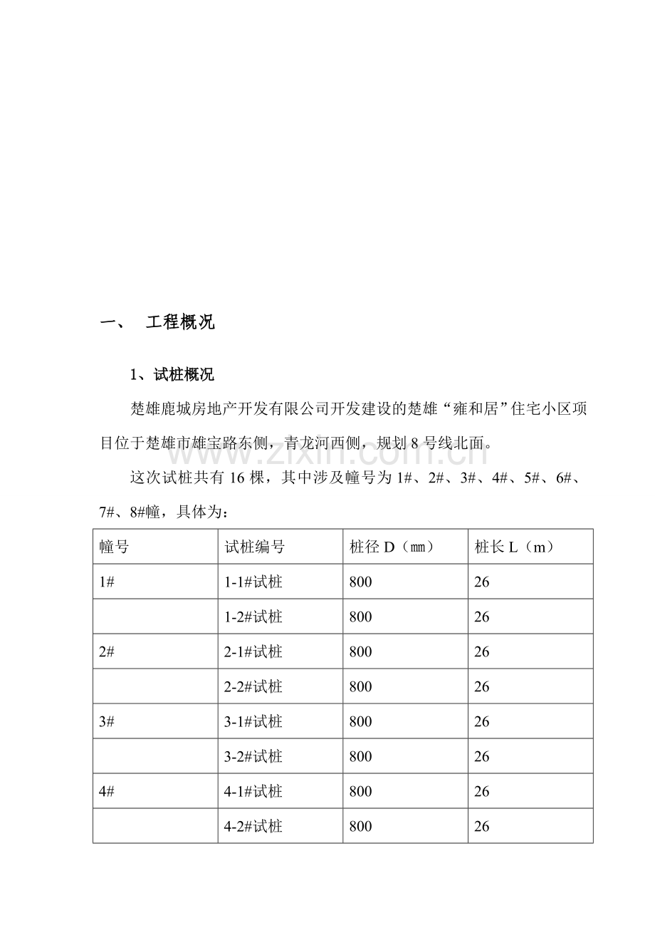 旋挖钻桩基施工方案(试桩)雍和居.doc_第3页