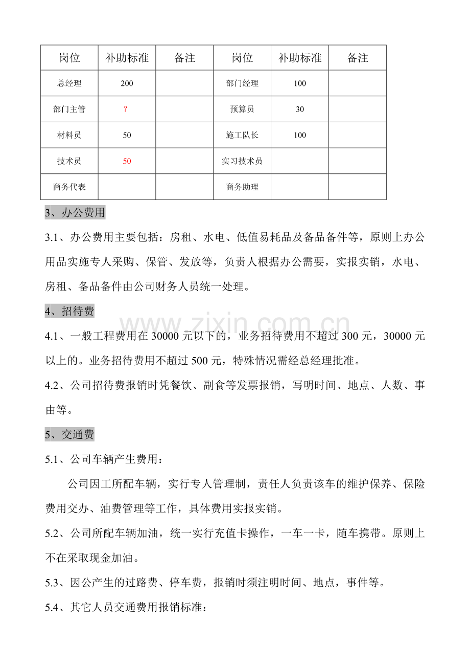 公司日常费用报销管理制度.doc_第2页