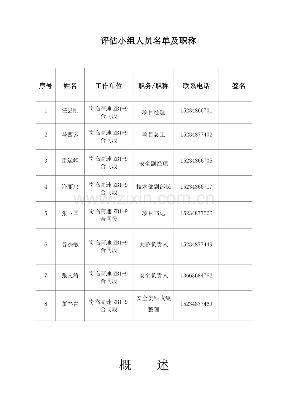 阎家沟3号大桥施工安全风险评估报告.doc_第3页