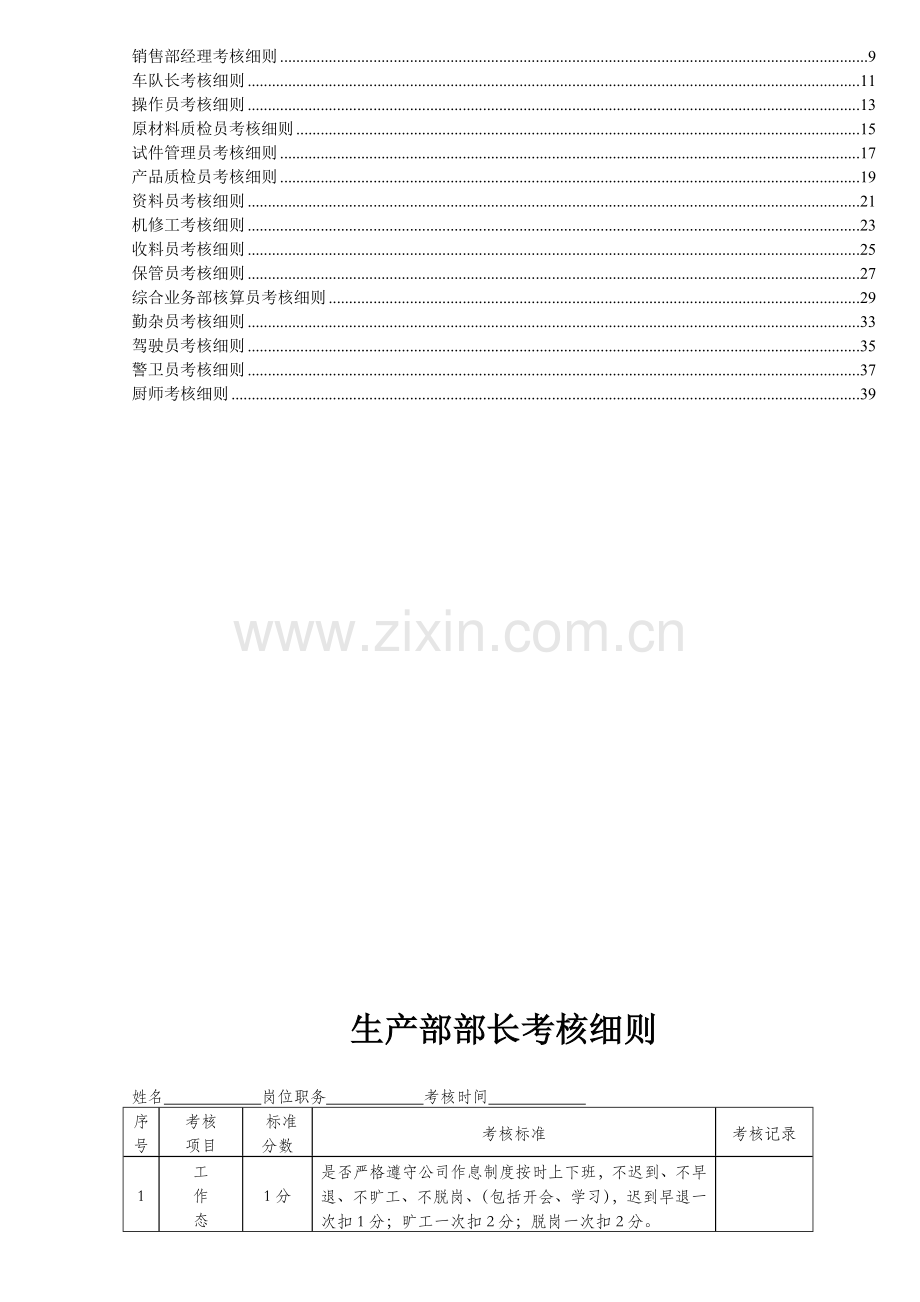 商砼公司员工绩效考核细则1..doc_第2页