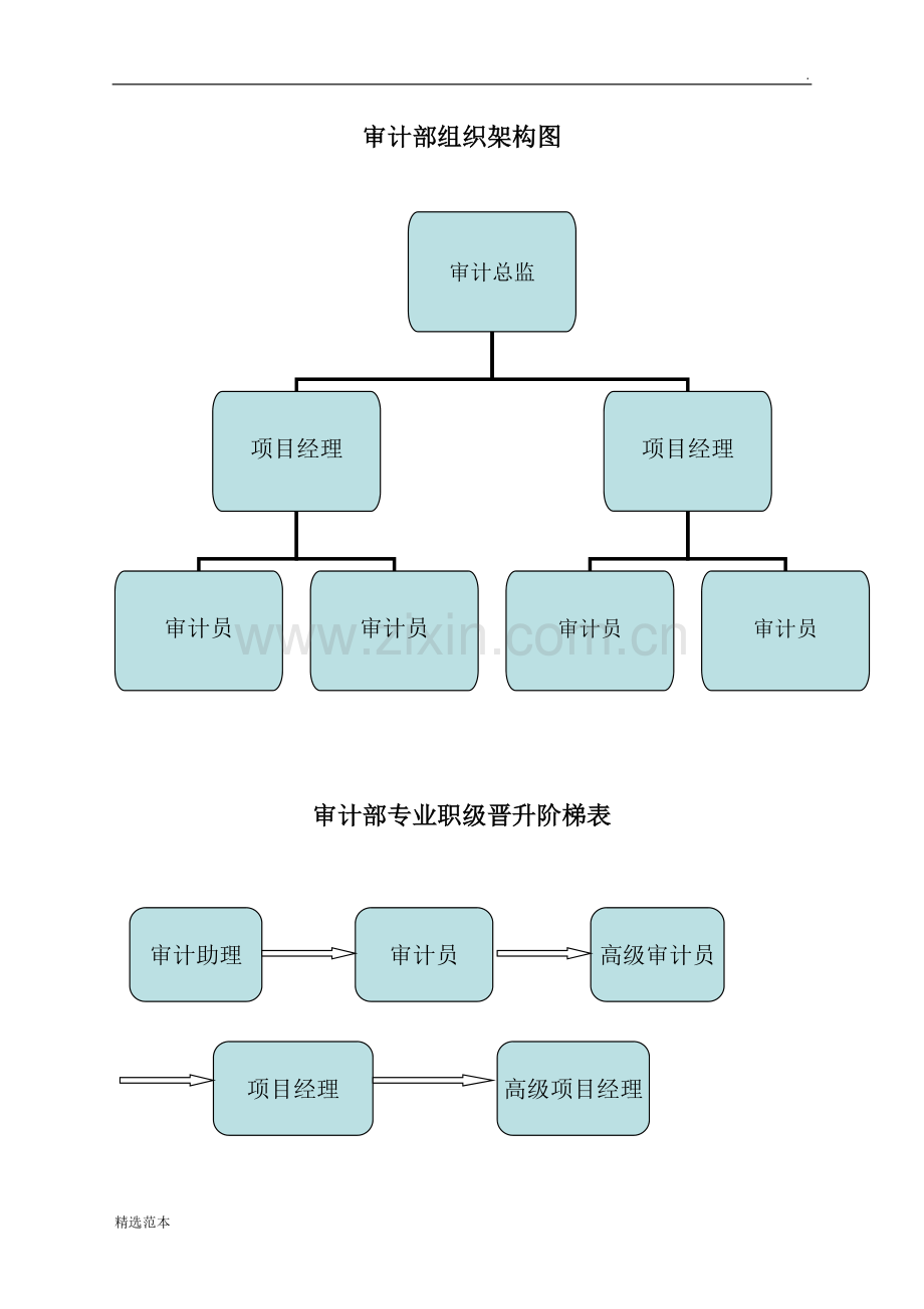 审计部组织架构及岗位设置.doc_第1页